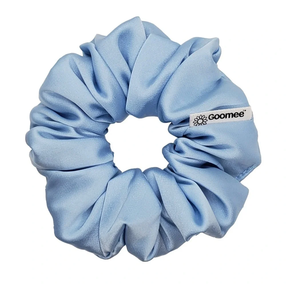Goomee Couture LUXEMBOURG GARDEN Satin Hair Scrunchies Set of (2) | NEW